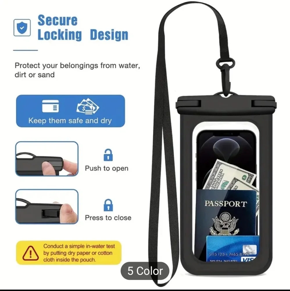 N/A waterproof pouch