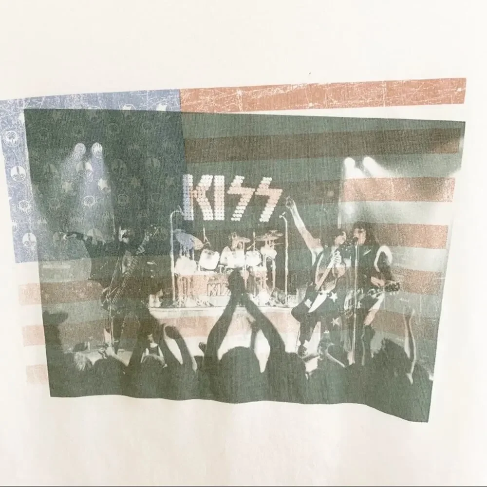 UT Uniqlo x KISS Patriotic 2014 Band Tee Medium