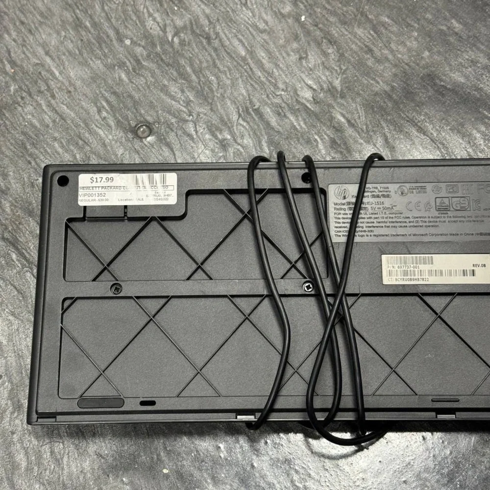 Hewlett-Packard Classic WZ972AA#ABA Wired Keyboard
