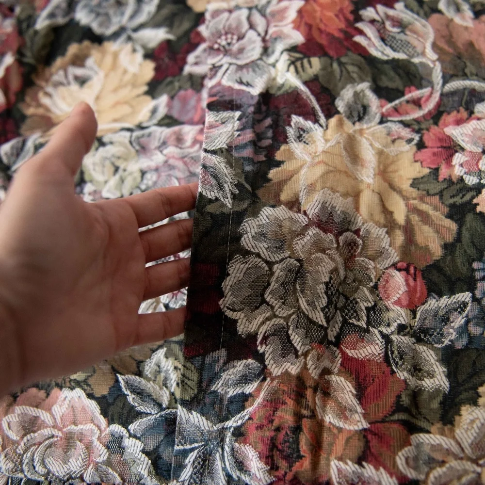 Set of 2 Vintage Cottagecore Floral Ruffle Pillow Shams Cases Covers | Standard