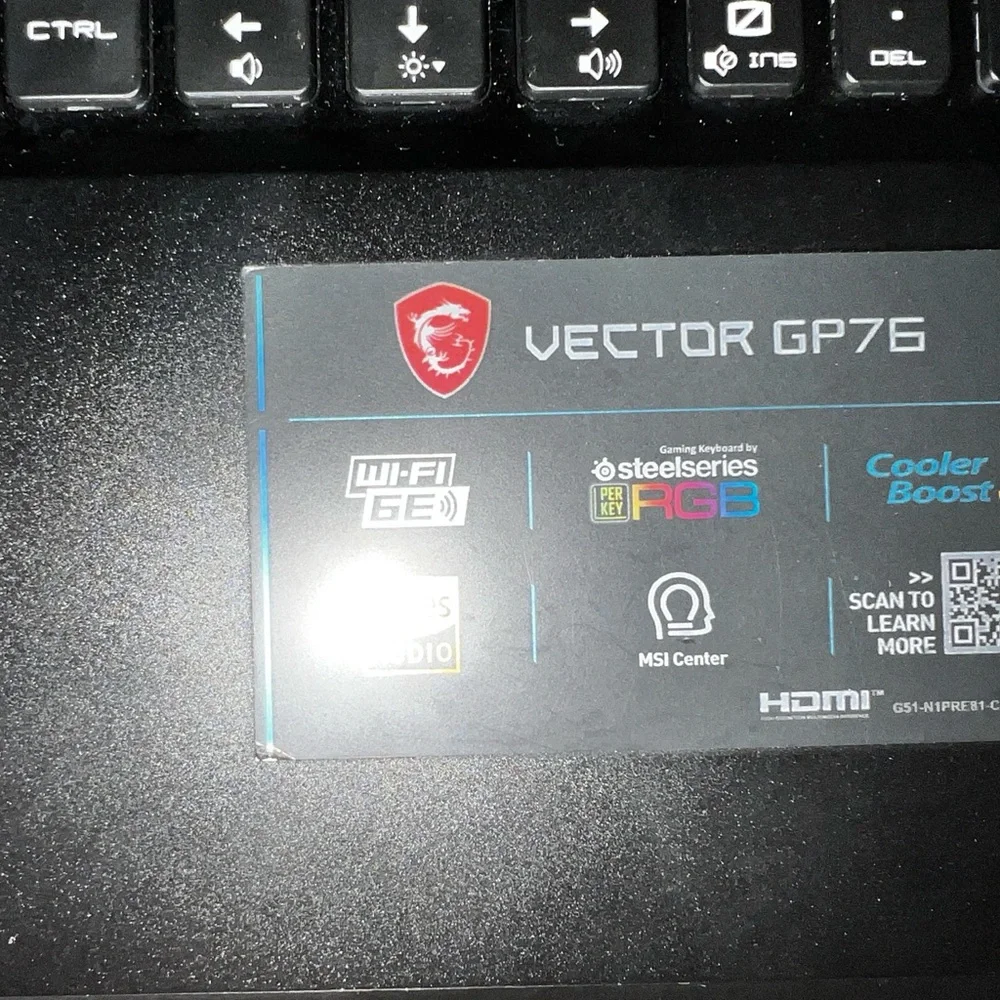 MSI black gaming