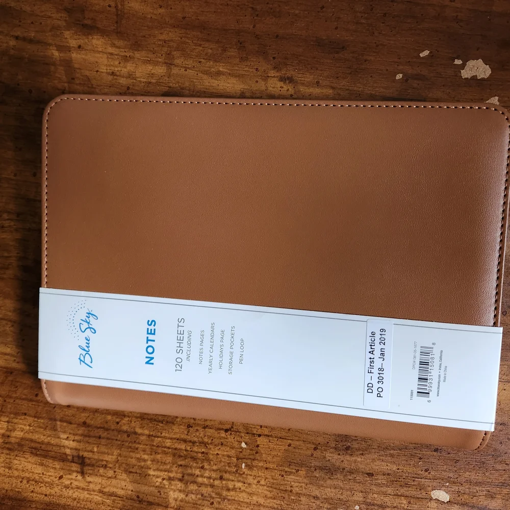 Blue Sky Meeting Notes Notebook