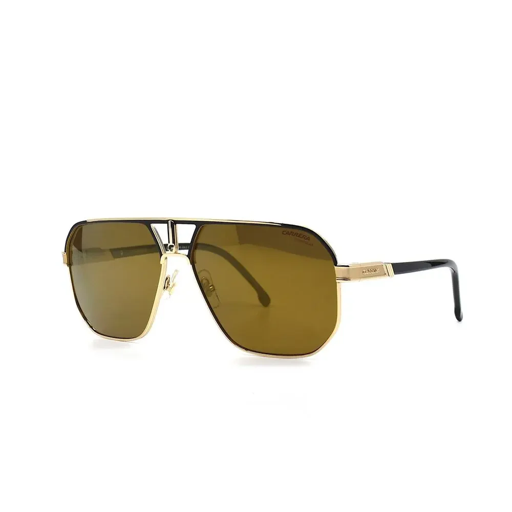 BRAND NEW CARRERA 1052/S BLACK/GOLD BROWN POLARIZED SUNGLASSES