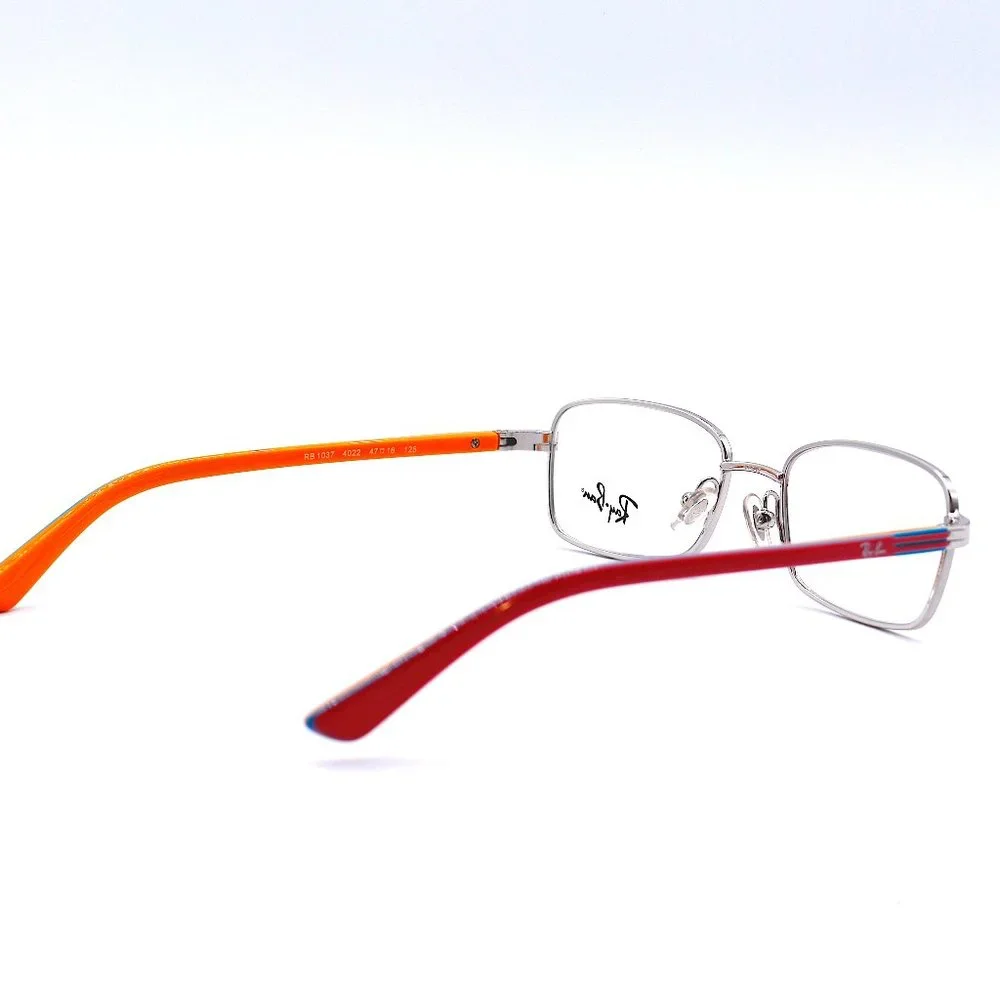 RAY-BAN JUNIOR RB1037 4022 SILVER PINK AUTHENTIC EYEGLASSES FRAME