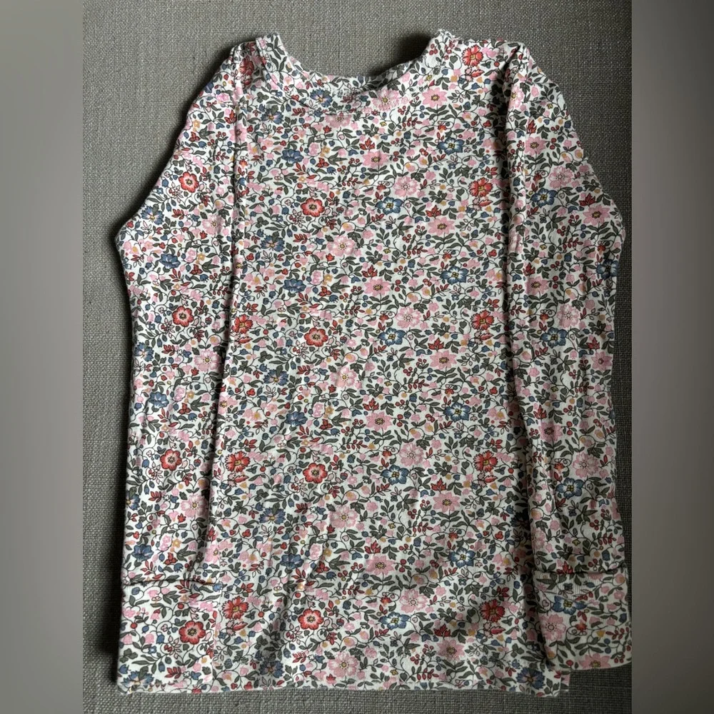 Gap Kids 100% Organic Cotton Floral PJ Set, Size 6