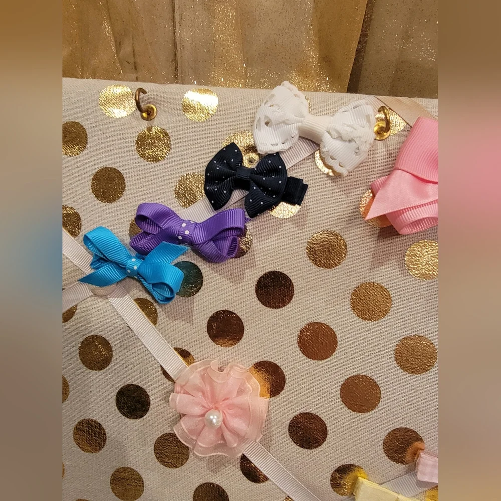 Little Girls Bandana, Hair Bows And Hair Clips