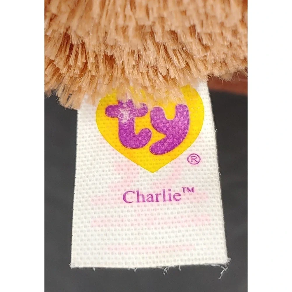 Ty Beanie Ballz Charlie the Baboon And Bandit The Dog 8