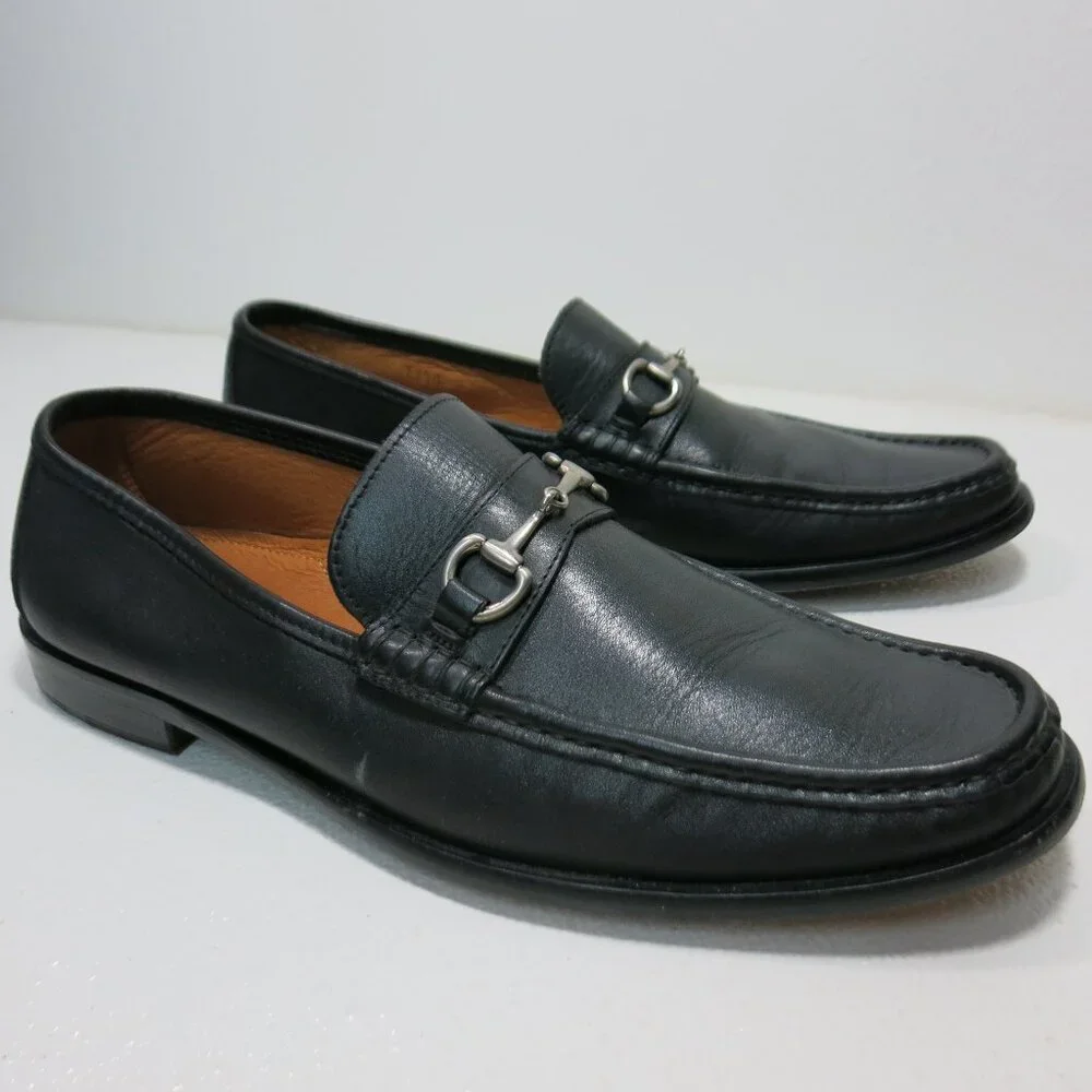 Wall + Water Oil Tanned Leather Dress Horse Bit Moccasins Shoes Men's Moc's 11.5