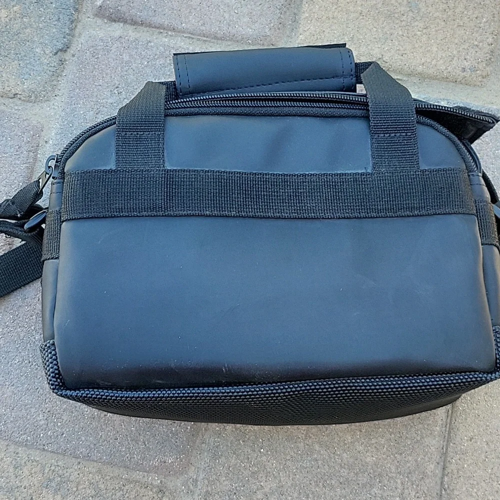 Canon Multi-pocket Black Camera Case Adjustable Shoulder Strap