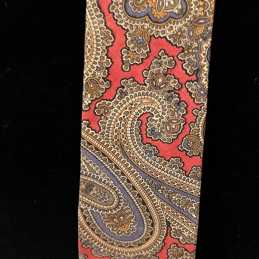 Liberty of London Original 100% Silk Men's Paisley Necktie