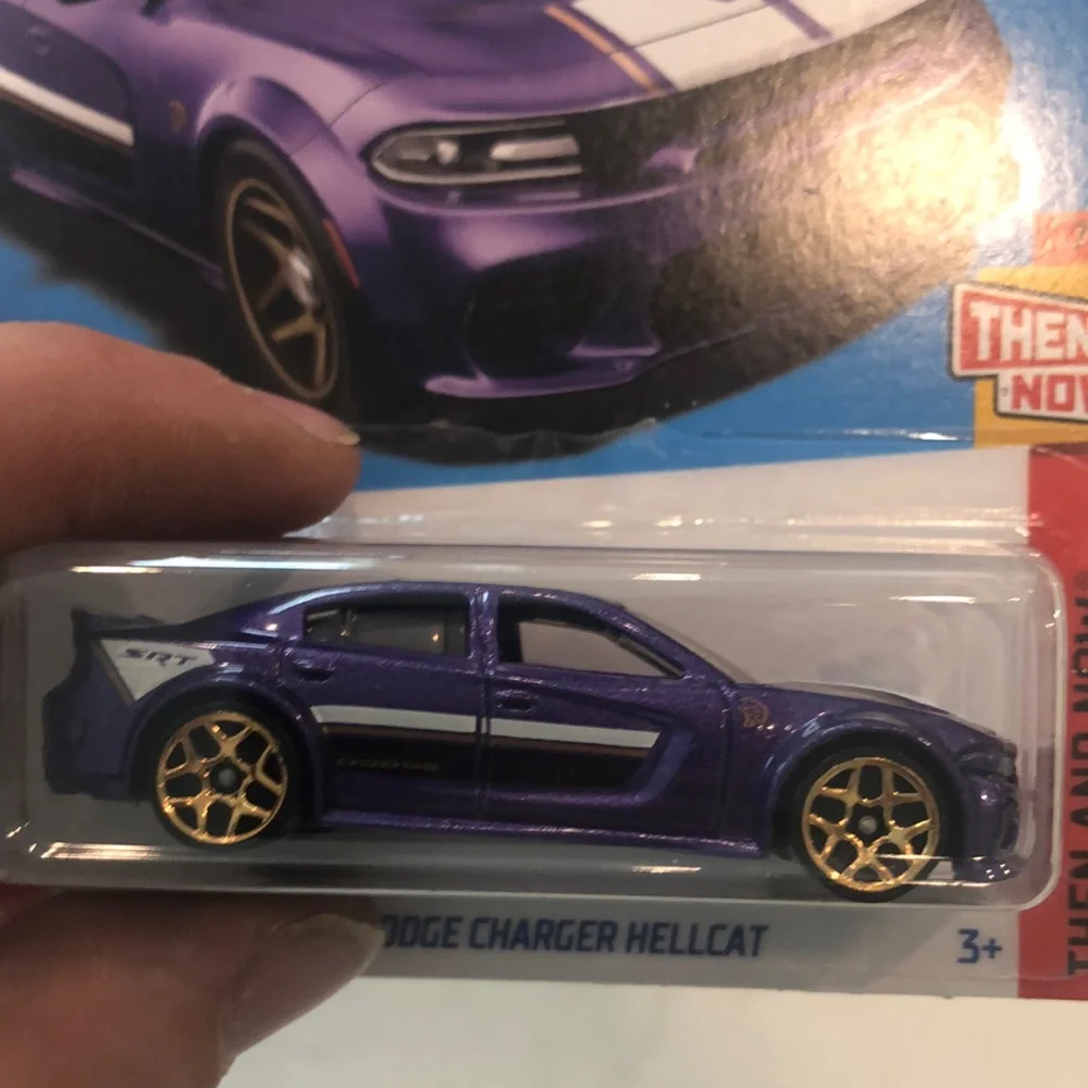 Purple 20 Dodge Charger Hellcat Toy Car