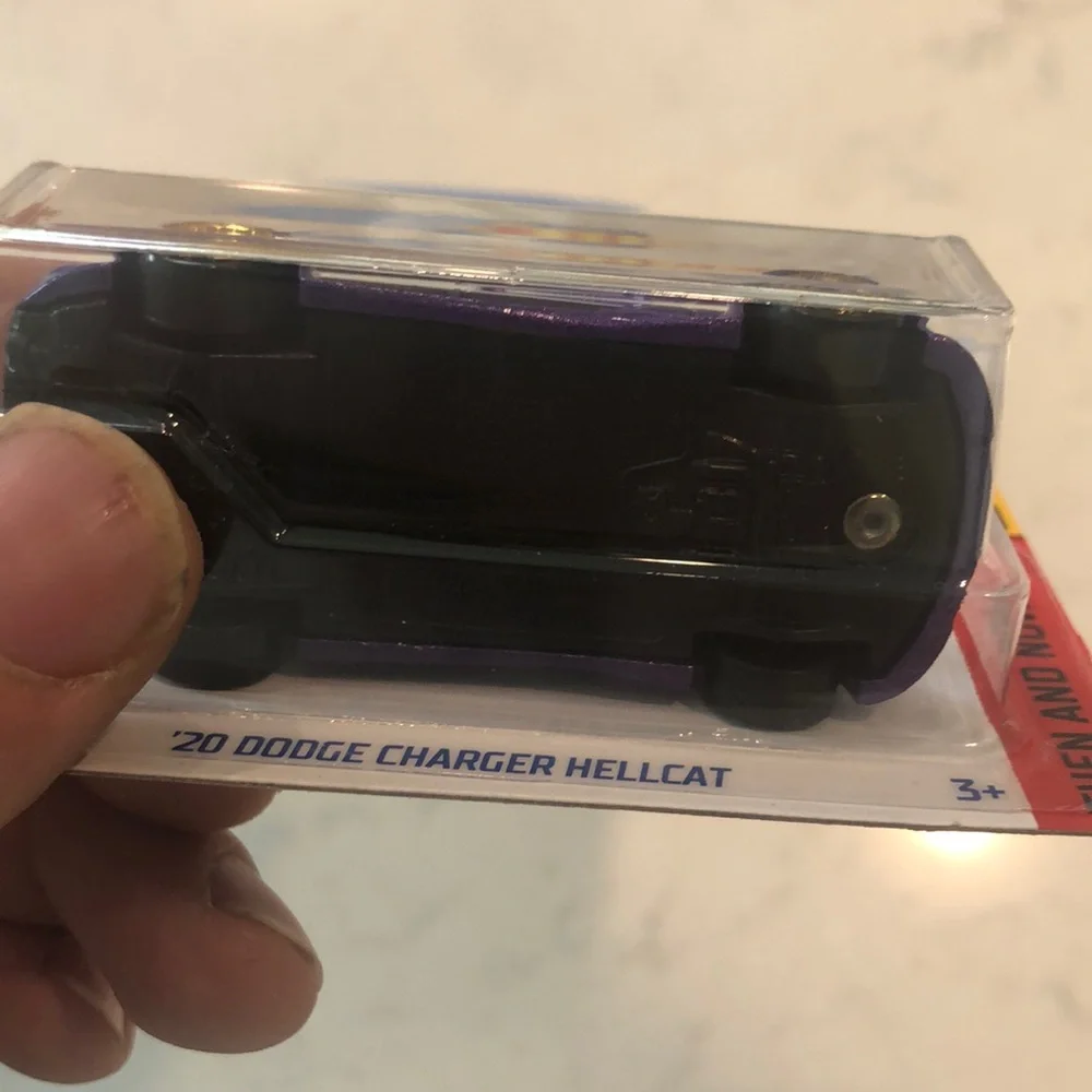 Purple 20 Dodge Charger Hellcat Toy Car