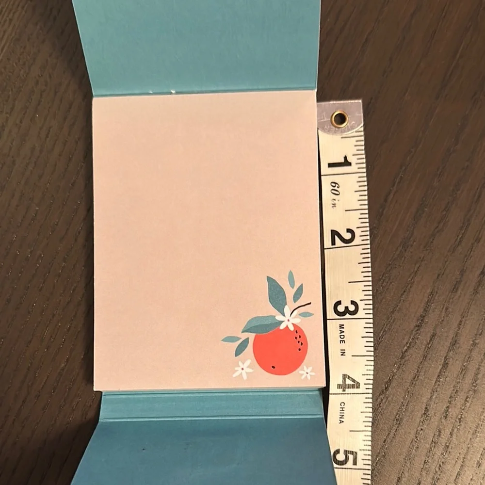 Kelly Green Orange Fruit Notepad
