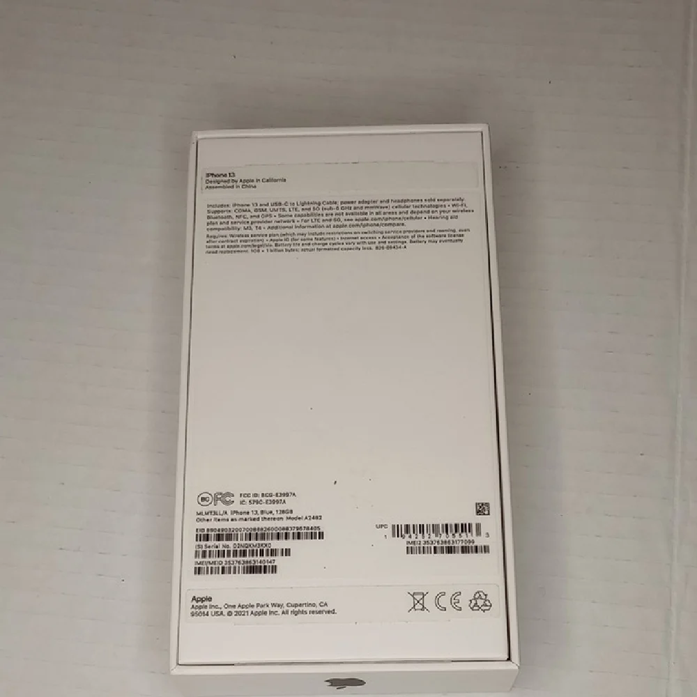 Apple empty box