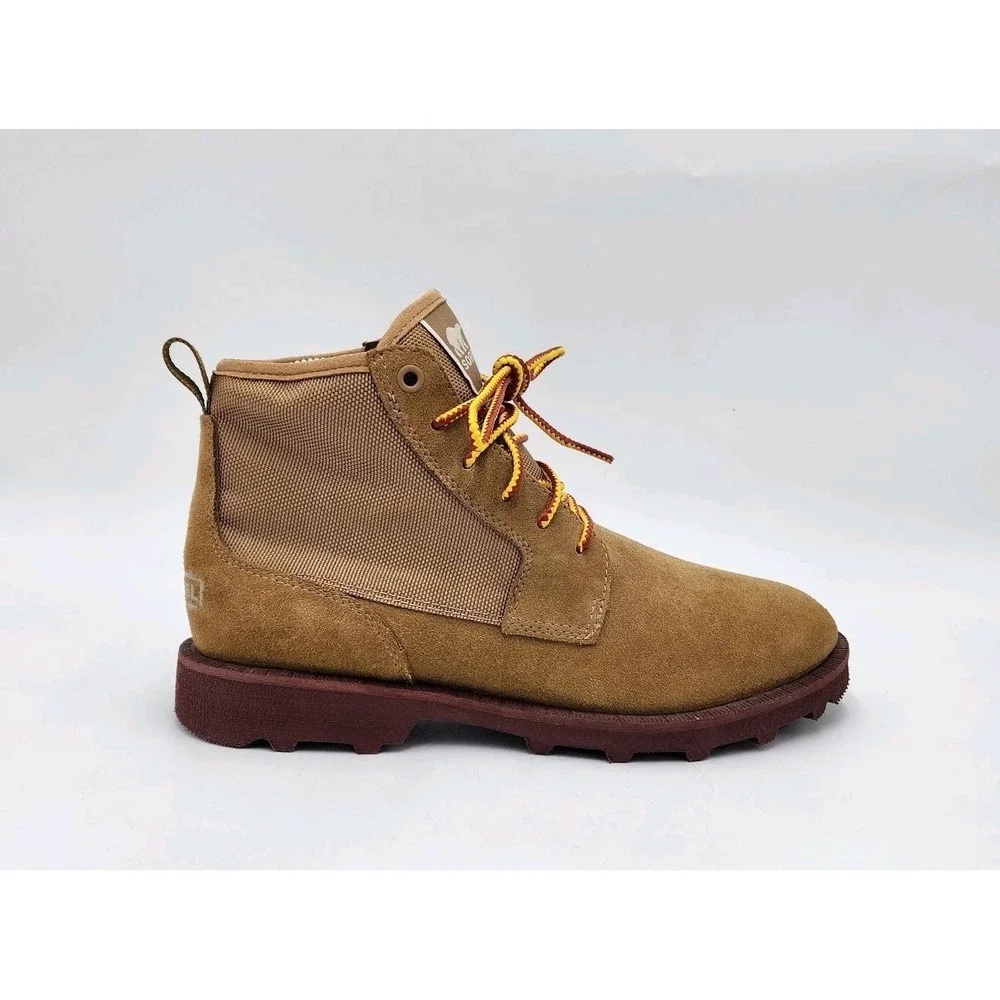 Men's Sorel Caribou OTM Chukka Waterproof Boots Shoes Size 8 Tan/Brown