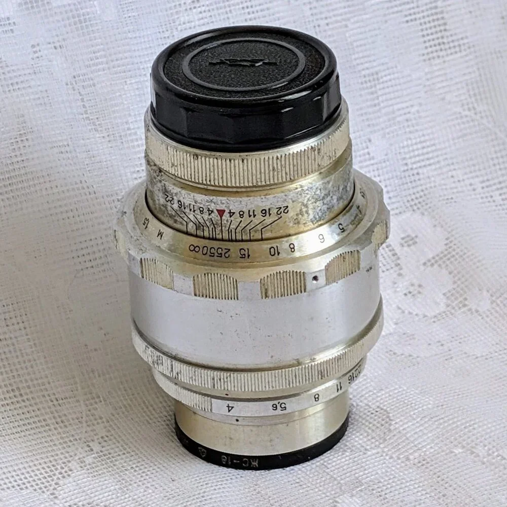 Vintage Russian Soviet USSR Jupiter-11 f4/135mm No. 6100457 Lens With Box