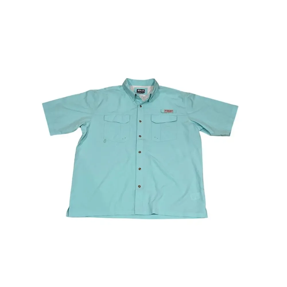 Bimini Bay Outfitters Aqua Fishing Guide Shirt, Size 2XL, 1302-D