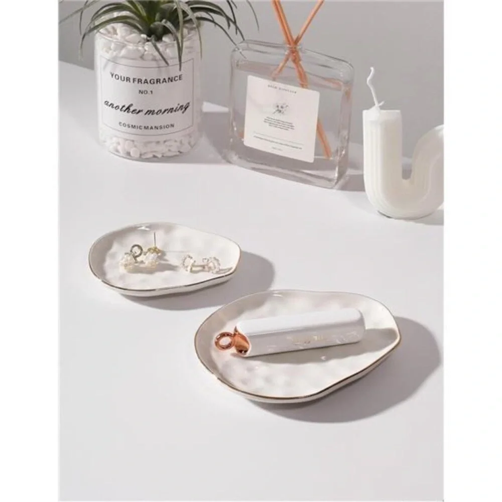 Jewelry Dish Set of 2, Large Jewelry Tray for More Jewelry Ring Dish