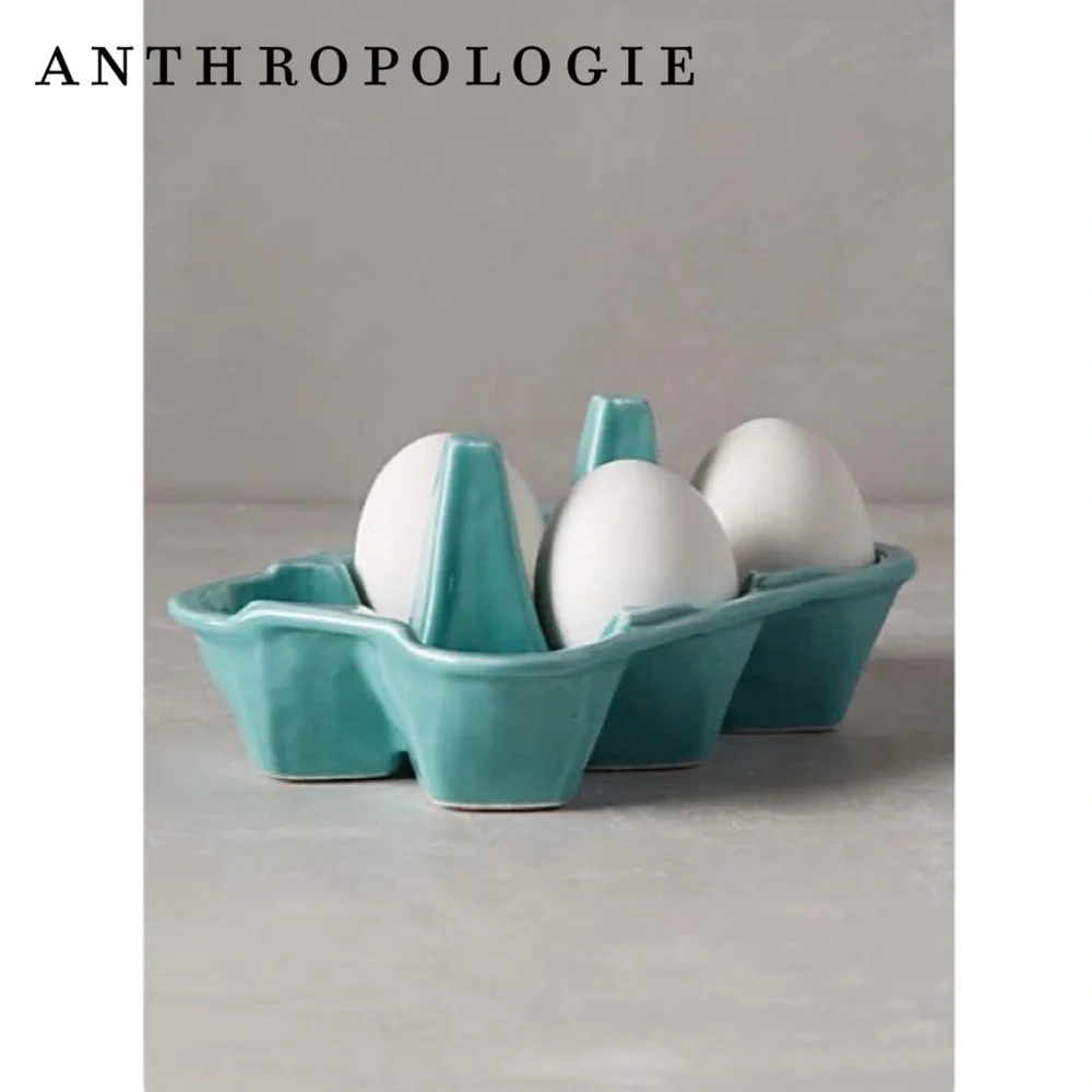 Anthropologie Half-Dozen Egg Crate