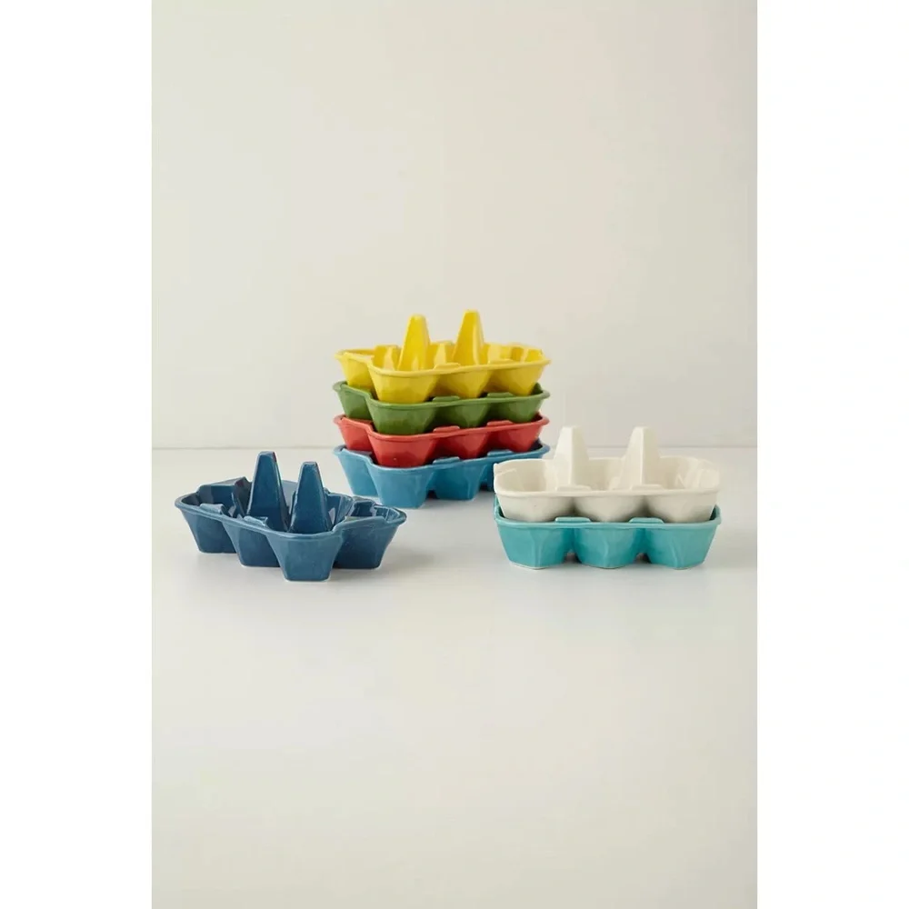 Anthropologie Half-Dozen Egg Crate