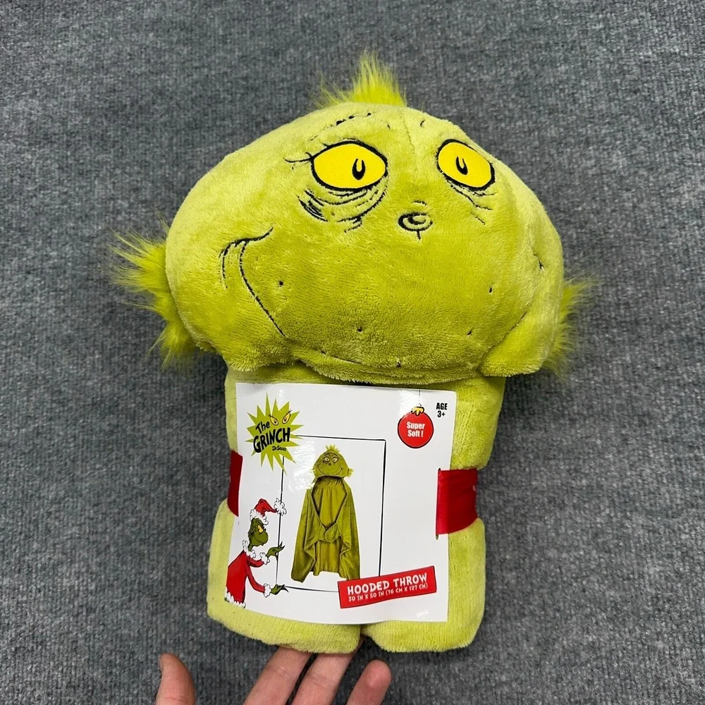 Dr Suess grinch hooded