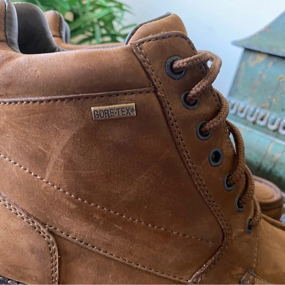 Rockport leather upper