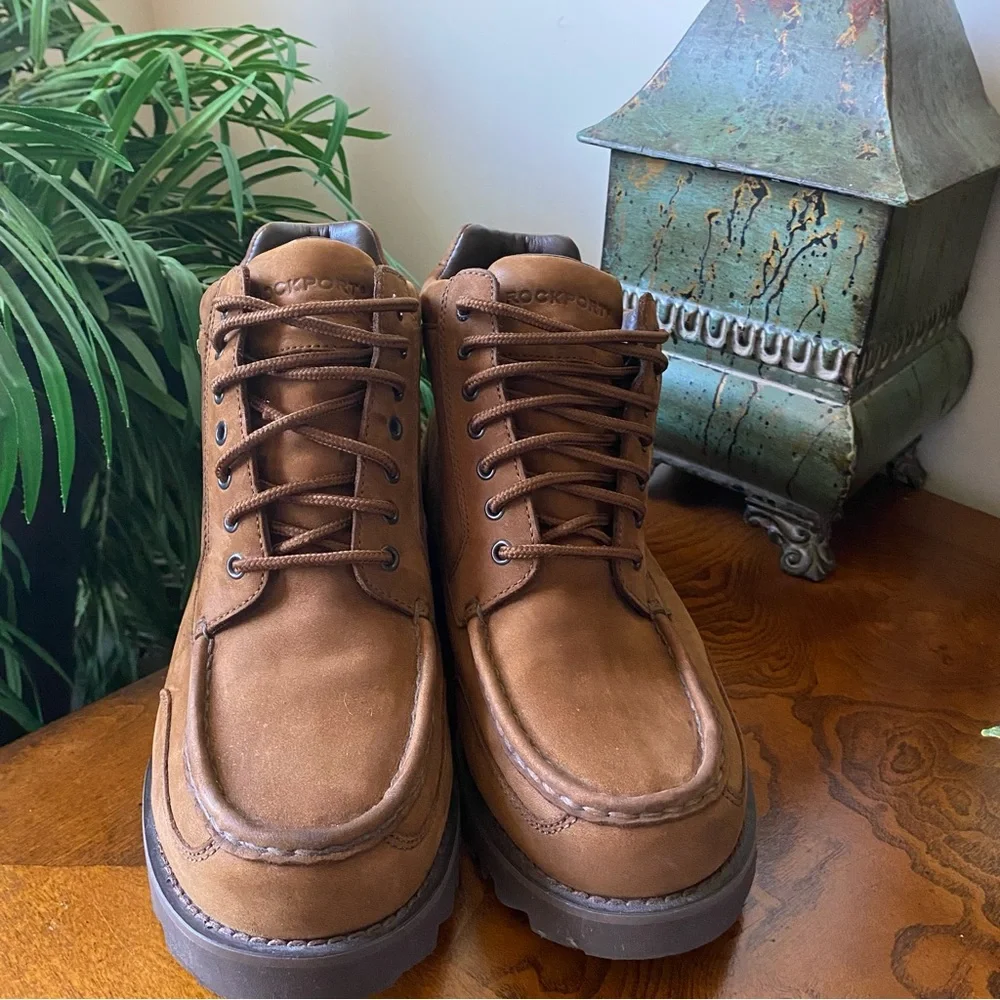 Rockport leather upper