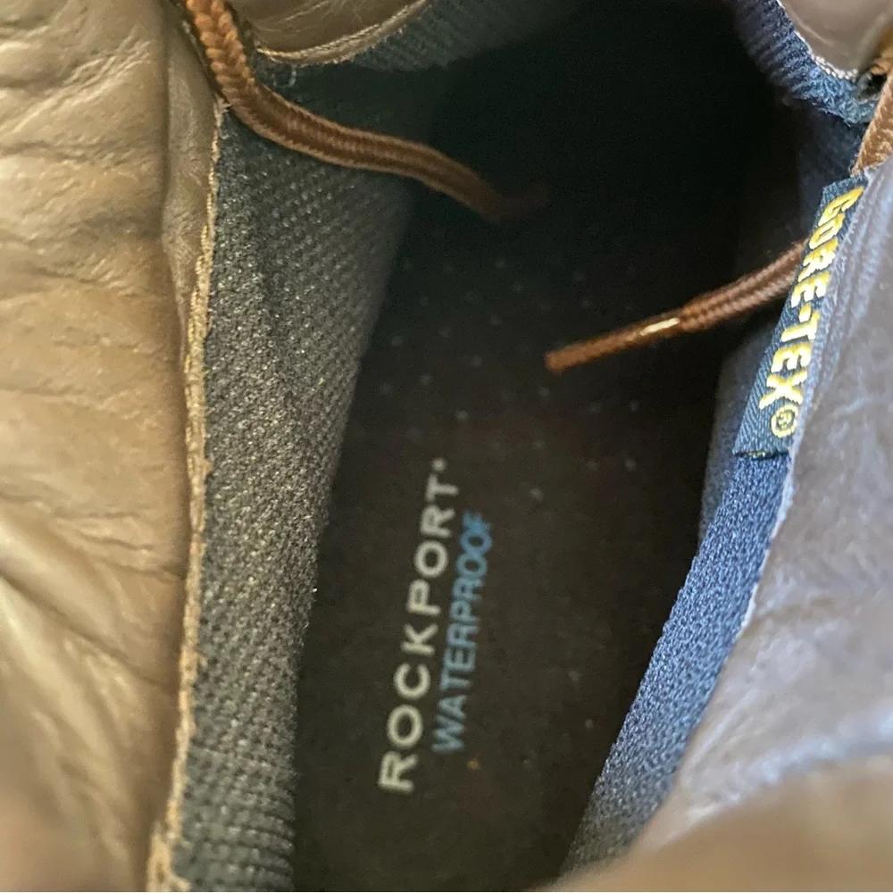 Rockport leather upper