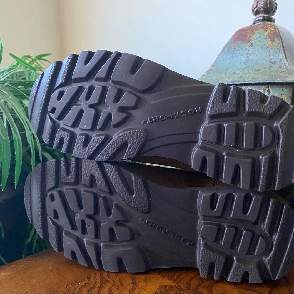 Rockport leather upper