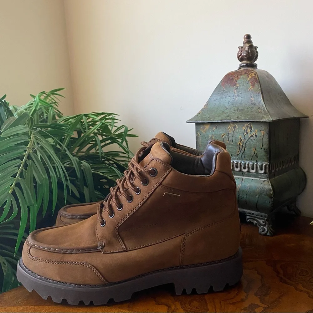 Rockport leather upper