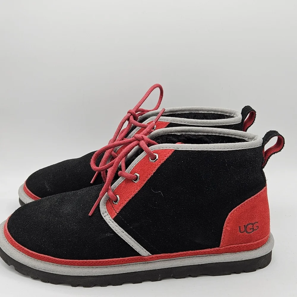 Ugg Neumel Sherpa Lined Leather Chukka Size 9