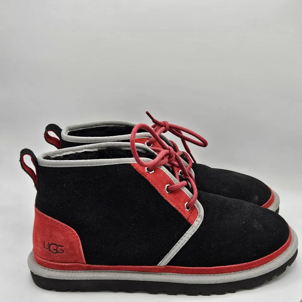 Ugg Neumel Sherpa Lined Leather Chukka Size 9