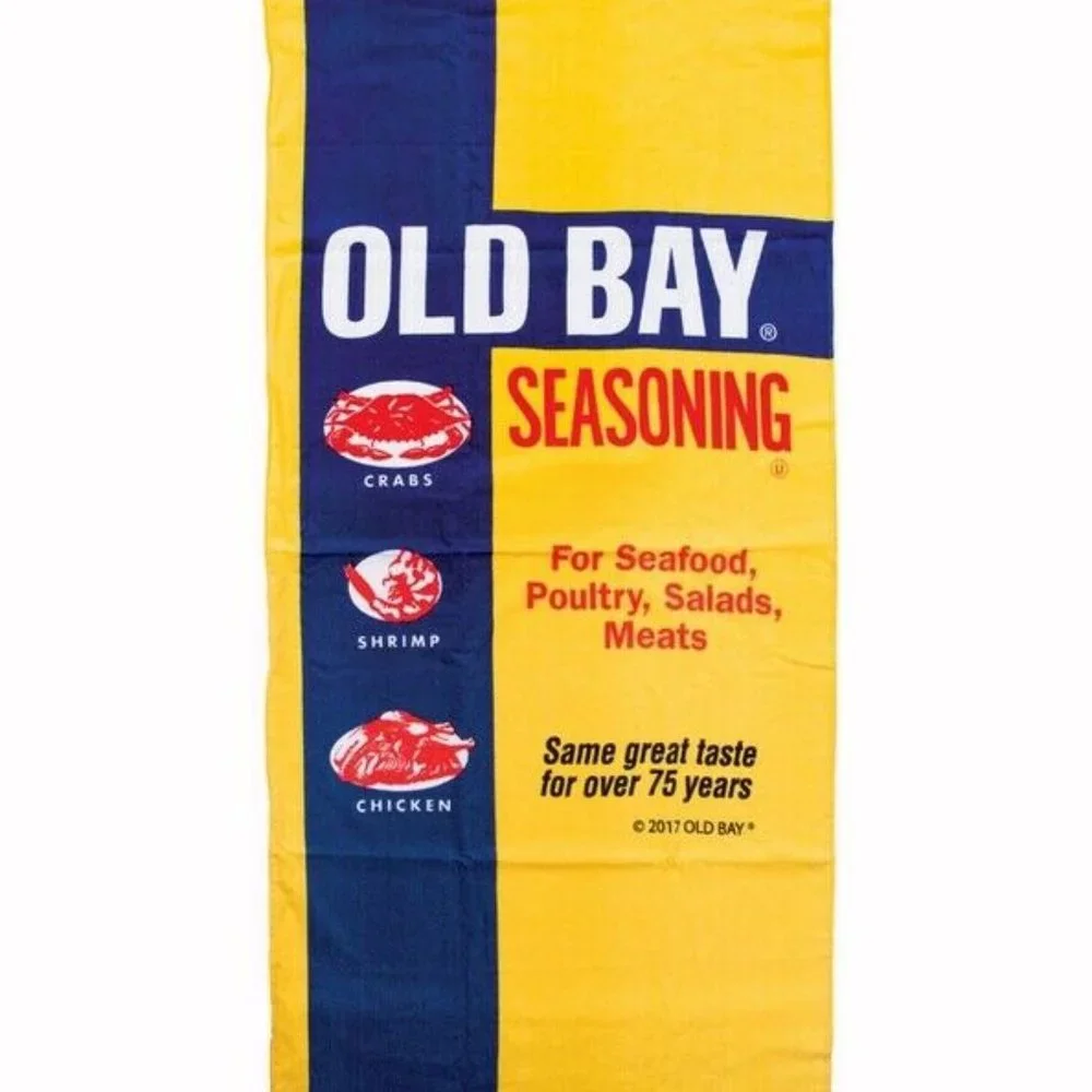Old Bay Beach Towel - NEW Fast Ship