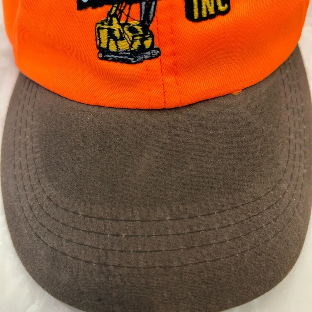 Thomco Inc Orange and Brown Cap, Hunter Orange, Adjustable Size