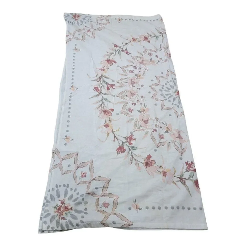 Linden Street Veranda Cloth Floral Shower Curtain, Vapor Gray Color 68