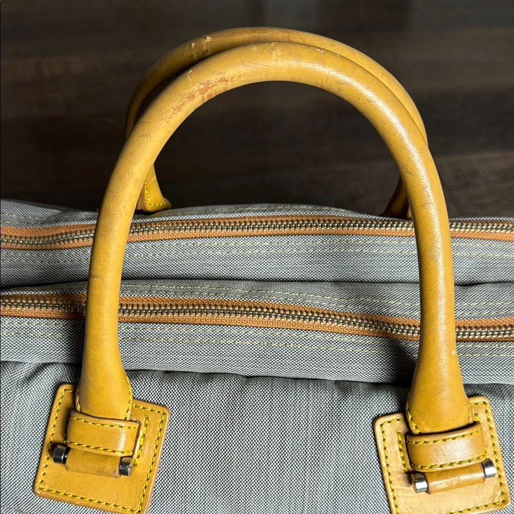 Paul Smith woven mustard designer bag