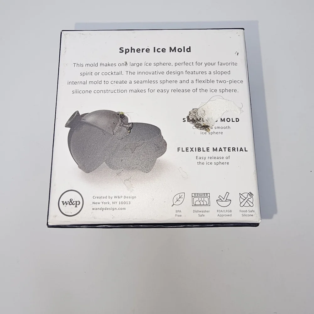 Sphere Ice Mold Peak Paramount + 2 1/2in Ice Sphere Quantity 1