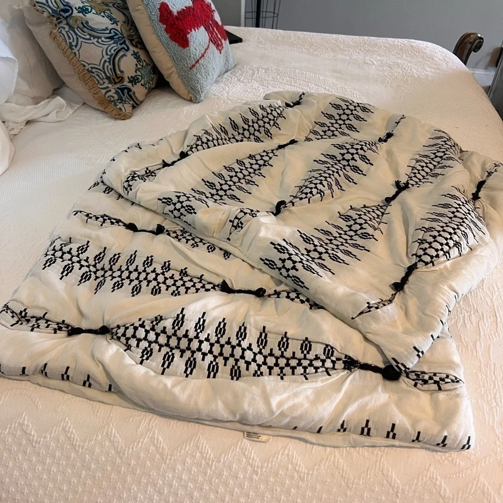 Anthropologie embroidered lilou