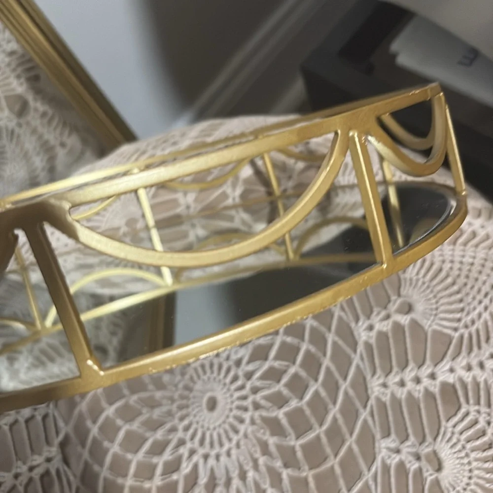 COPY - Elegant Gold Decorative Tray