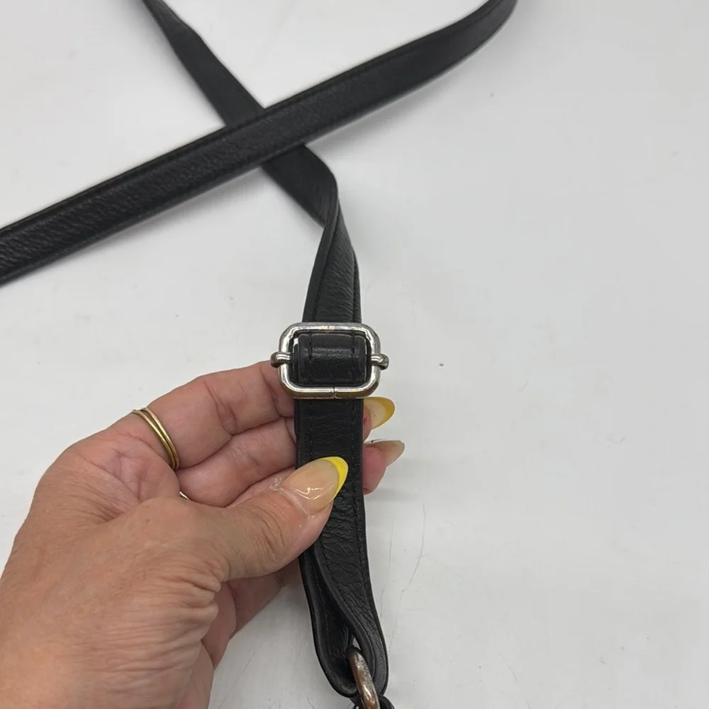 Margot Black Leather Crossbody Bag BP8054