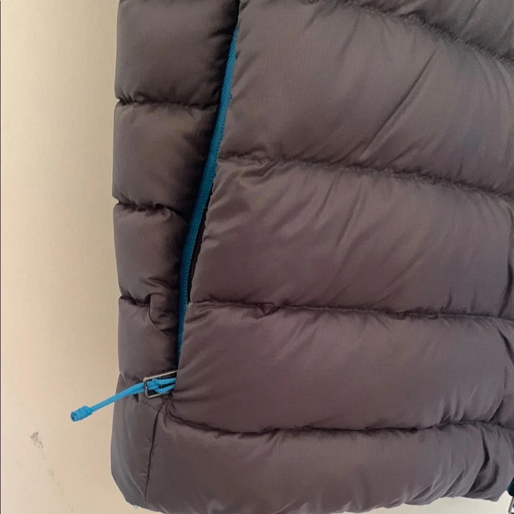 Patagonia Dark Brown Vest with Blue Lining