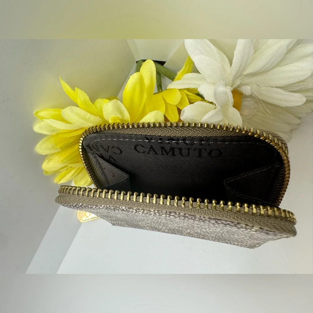 Vince Camuto Animal Print  Small Coin Purse Wallet  Compact