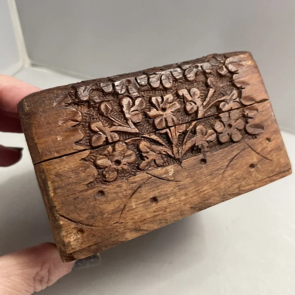 Handmade carved rosewood