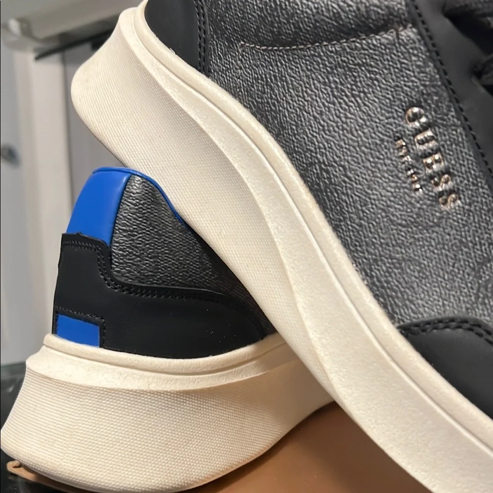 Guess Black and Gray Sneakers with Chunky Sole