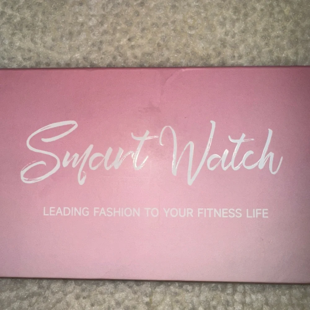 Smart Watch with Pink Bands, New