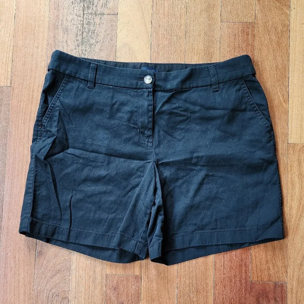 J.Crew Black Cotton Shorts Size 12