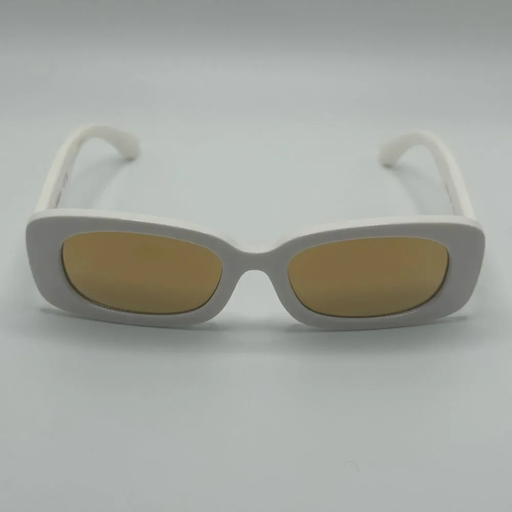 NEW DOLCE&GABBANA KIDS Sunglasses DX6006U 33127P White Brown Mirror Gold