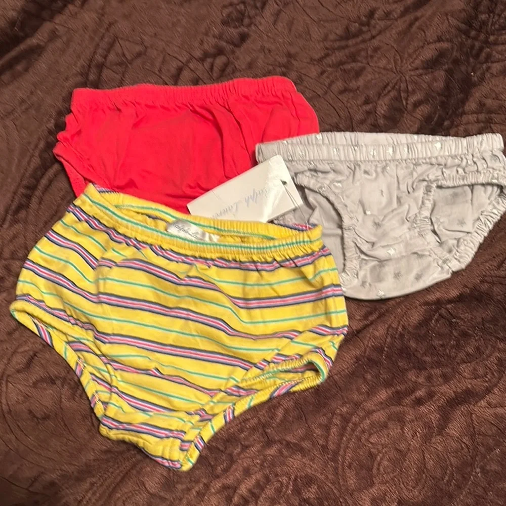 Ralph Lauren Yellow Diaper Cover+ 2 More