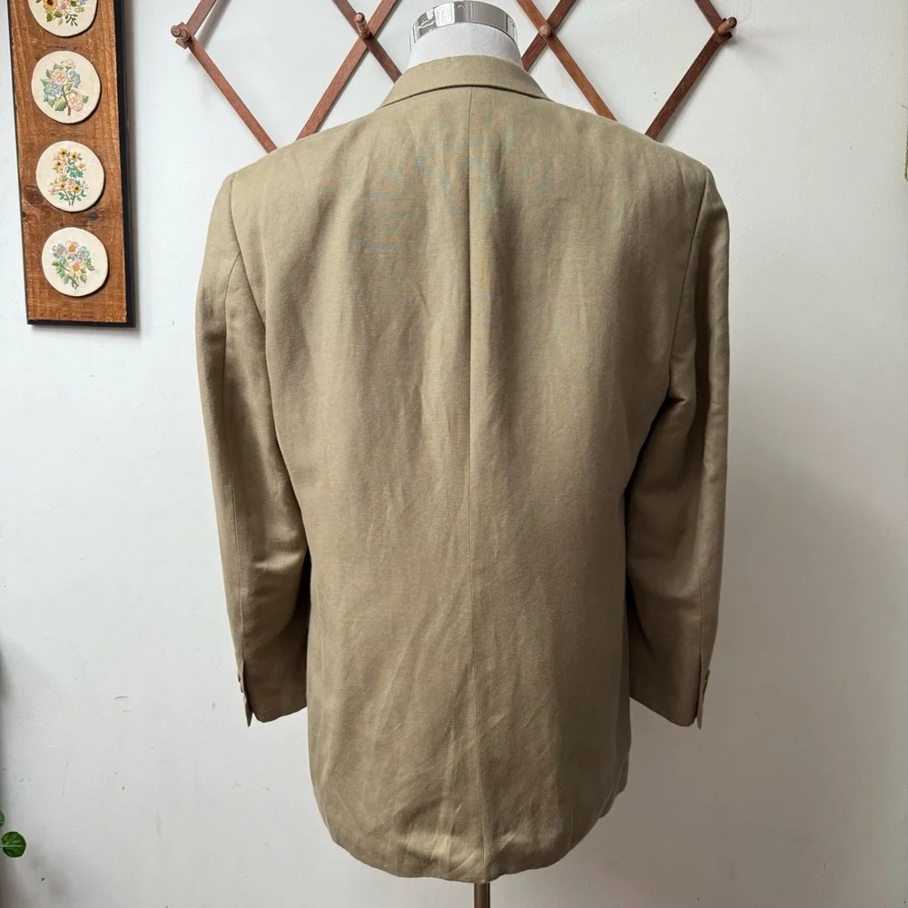 Moygashel Irish Linen Tan Blazer