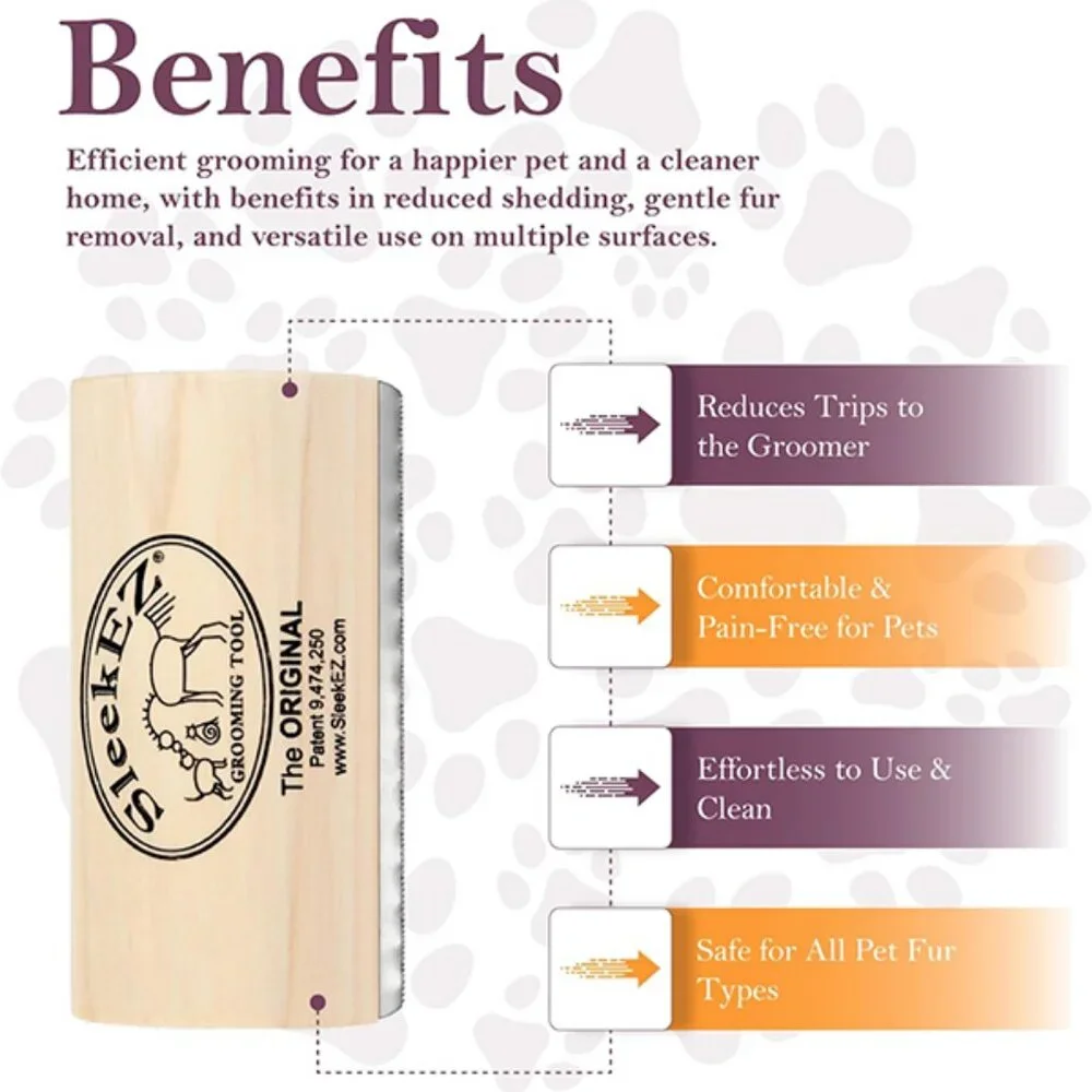 Dog Shedding Brush L – 95% Less Shedding, All Fur Types, Made in USA